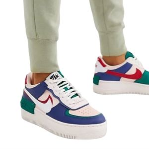 Nike Women's Air Force 1 Low Shadow Mystic Navy CI0919-400 Sneakers